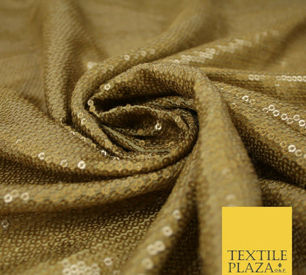 GOLD Gloss Matte Sequin Line Stripe Embroidered Georgette Fabric 3 COLOURS 37"