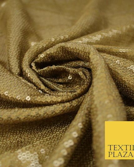 GOLD Gloss Matte Sequin Line Stripe Embroidered Georgette Fabric 3 COLOURS 37"