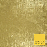 GOLD Gloss Matte Sequin Line Stripe Embroidered Georgette Fabric 3 COLOURS 37"
