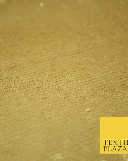 GOLD Gloss Matte Sequin Line Stripe Embroidered Georgette Fabric 3 COLOURS 37"