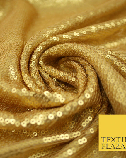 GOLD Gloss Matte Sequin Line Stripe Embroidered Georgette Fabric 3 COLOURS 37"