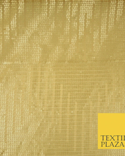 GOLD Gloss Matte Sequin Line Stripe Embroidered Georgette Fabric 3 COLOURS 37"