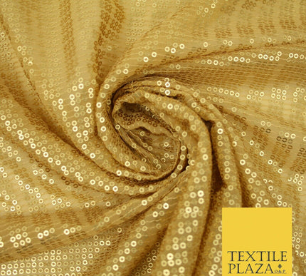 GOLD Gloss Matte Sequin Line Stripe Embroidered Georgette Fabric 3 COLOURS 37"