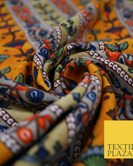 Premium Soft Striped African Floral 100% Rayon Viscose Dress Print Fabric Craft