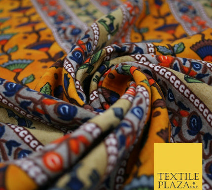 Premium Soft Striped African Floral 100% Rayon Viscose Dress Print Fabric Craft