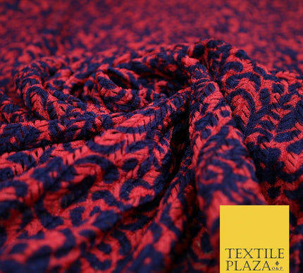 Pink Purple Swirls Crinkle Pleated Herringbone Cuts Stretch Dress Fabric 4193