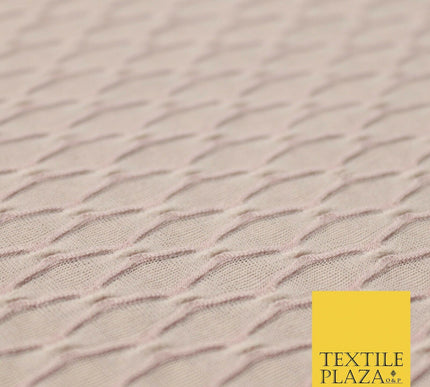 Lilac Pink Waffle Waves Corded Lightweight Jersey Dress Craft Fabric 56" 4347