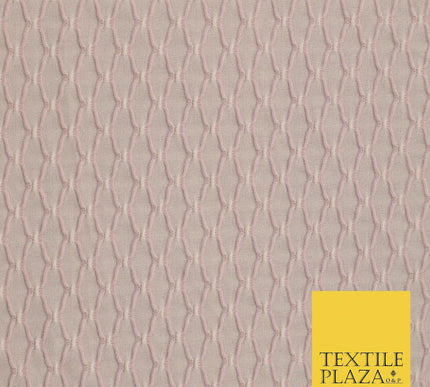 Lilac Pink Waffle Waves Corded Lightweight Jersey Dress Craft Fabric 56" 4347