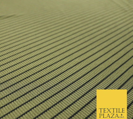 Premium Ribbed Striped Lines Stretch Jersey Dress Fabric 4 Way Stretch 52" Wide