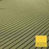 Premium Ribbed Striped Lines Stretch Jersey Dress Fabric 4 Way Stretch 52" Wide