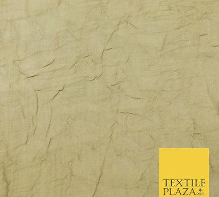 Luxury Creased Crushed Plain / Shot Chiffon Sheer Dress Fabric 5 COLOURS 39"Wide