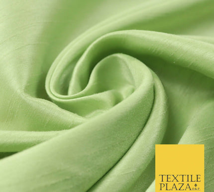 Luxury Satin Backed Dupion SHANTUNG Raw Silk Fabric 100% Polyester 59" 6 COLOURS