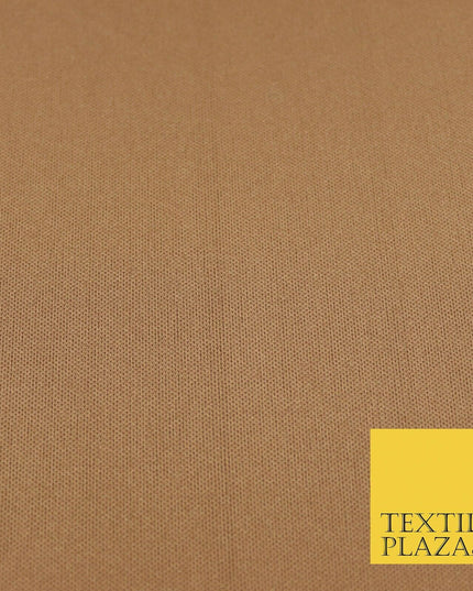 Stone Green Camel Brown Coloured Plain Stretch Jersey Fabric Dress Material 58"