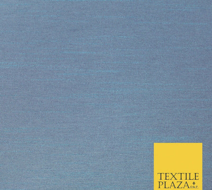 Two Tone Shot Plain Satin Backed Dupion SHANTUNG Raw Silk Dress Fabric 58" Wide