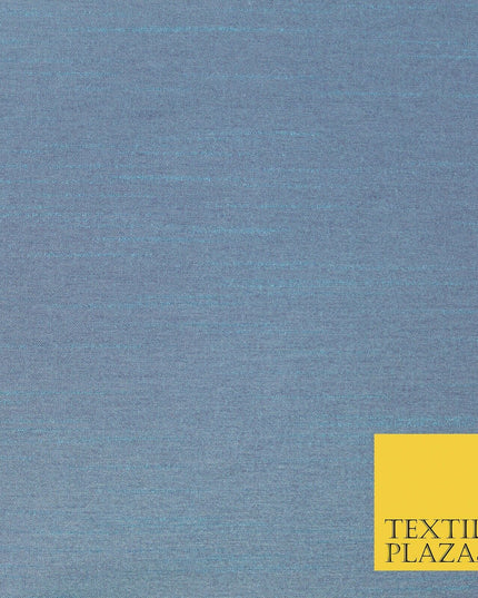 Two Tone Shot Plain Satin Backed Dupion SHANTUNG Raw Silk Dress Fabric 58" Wide