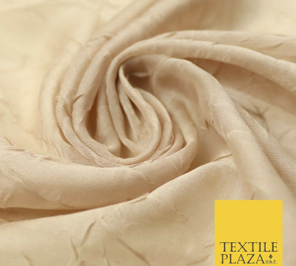 Luxury Creased Crushed Plain / Shot Chiffon Sheer Dress Fabric 5 COLOURS 39"Wide