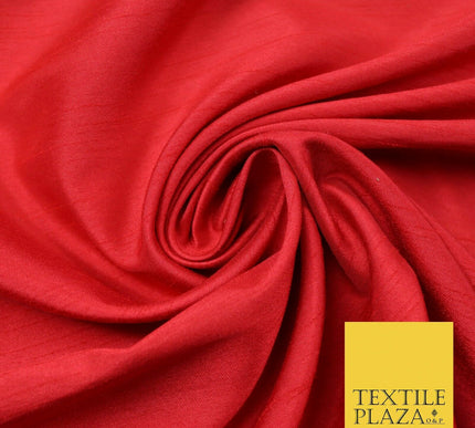 Luxury Satin Backed Dupion SHANTUNG Raw Silk Fabric 100% Polyester 59" 6 COLOURS