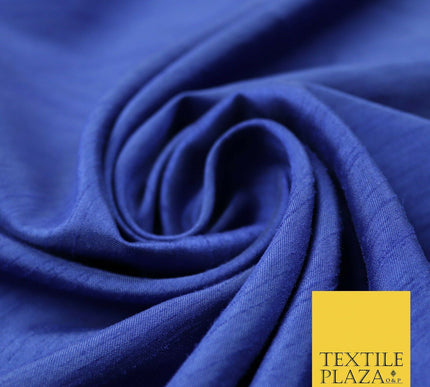 Luxury Satin Backed Dupion SHANTUNG Raw Silk Fabric 100% Polyester 59" 6 COLOURS
