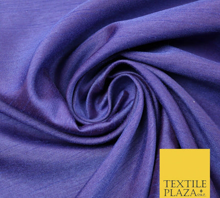 Two Tone Shot Plain Satin Backed Dupion SHANTUNG Raw Silk Dress Fabric 58" Wide