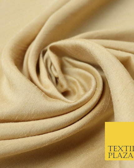Luxury Satin Backed Dupion SHANTUNG Raw Silk Fabric 100% Polyester 59" 6 COLOURS