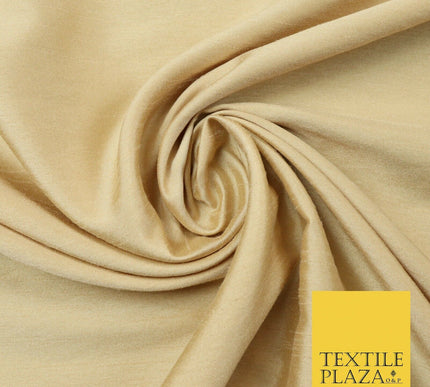 Luxury Satin Backed Dupion SHANTUNG Raw Silk Fabric 100% Polyester 59" 6 COLOURS