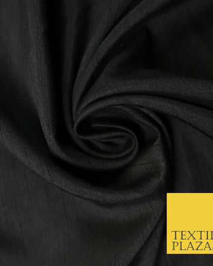 Luxury Satin Backed Dupion SHANTUNG Raw Silk Fabric 100% Polyester 59" 6 COLOURS