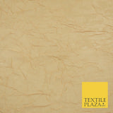 Luxury Creased Crushed Plain / Shot Chiffon Dress Fabric 8 COLOURS 58" Wide