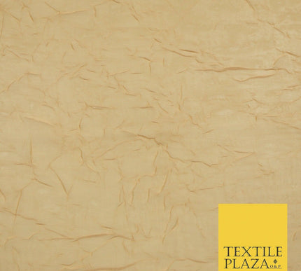 Luxury Creased Crushed Plain / Shot Chiffon Dress Fabric 8 COLOURS 58" Wide