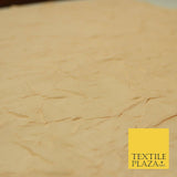 Luxury Creased Crushed Plain / Shot Chiffon Dress Fabric 8 COLOURS 58" Wide