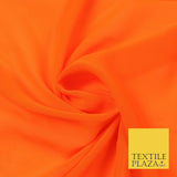 Premium Bright Fluorescent Coloured Plain Chiffon Dress Fabric 58" 3 COLOURS