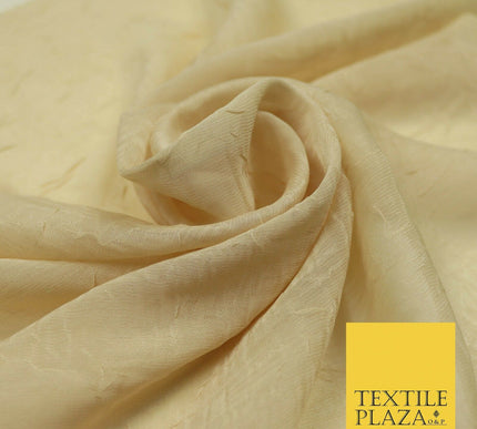 Luxury Creased Crushed Plain / Shot Chiffon Dress Fabric 8 COLOURS 58" Wide