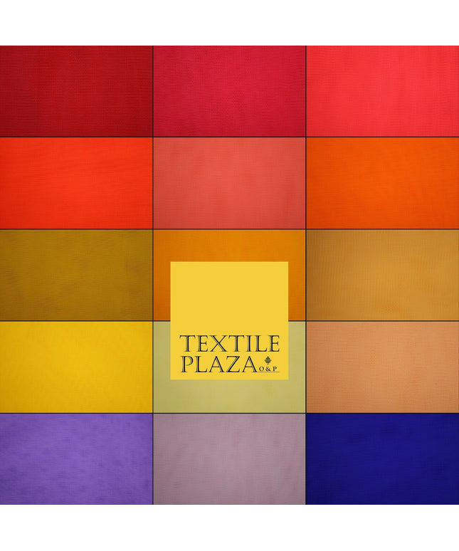 85 COLOURS - Tutu Fairy Veil Bridal Plain Soft Sheer Tulle Net Fabric 58" WIDE