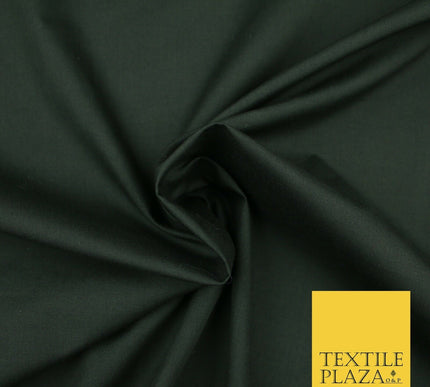 PREMIUM POLY COTTON ALL COLOURS PLAIN DYED FABRIC CRAFT MATERIAL POLYCOTTON 44"