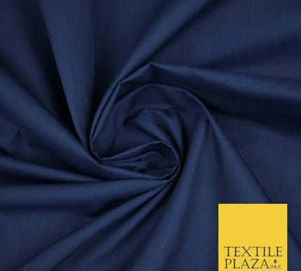 PREMIUM POLY COTTON ALL COLOURS PLAIN DYED FABRIC CRAFT MATERIAL POLYCOTTON 44"