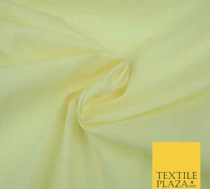 PREMIUM POLY COTTON ALL COLOURS PLAIN DYED FABRIC CRAFT MATERIAL POLYCOTTON 44"