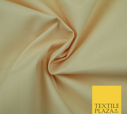 PREMIUM POLY COTTON ALL COLOURS PLAIN DYED FABRIC CRAFT MATERIAL POLYCOTTON 44"