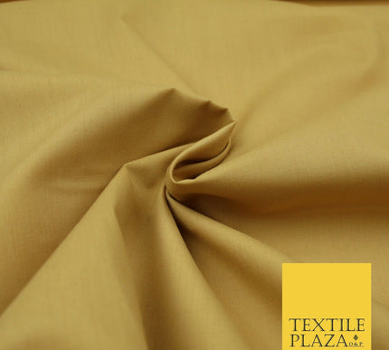 PREMIUM POLY COTTON ALL COLOURS PLAIN DYED FABRIC CRAFT MATERIAL POLYCOTTON 44"