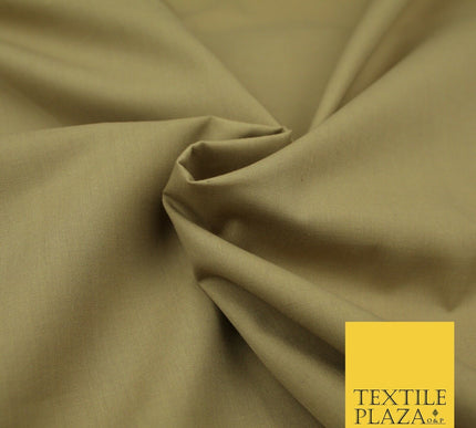 PREMIUM POLY COTTON ALL COLOURS PLAIN DYED FABRIC CRAFT MATERIAL POLYCOTTON 44"