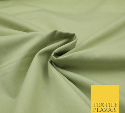PREMIUM POLY COTTON ALL COLOURS PLAIN DYED FABRIC CRAFT MATERIAL POLYCOTTON 44"