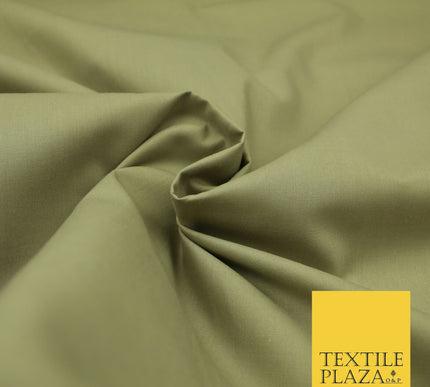 PREMIUM POLY COTTON ALL COLOURS PLAIN DYED FABRIC CRAFT MATERIAL POLYCOTTON 44"