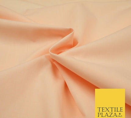 PREMIUM POLY COTTON ALL COLOURS PLAIN DYED FABRIC CRAFT MATERIAL POLYCOTTON 44"