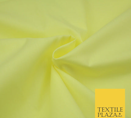 PREMIUM POLY COTTON ALL COLOURS PLAIN DYED FABRIC CRAFT MATERIAL POLYCOTTON 44"
