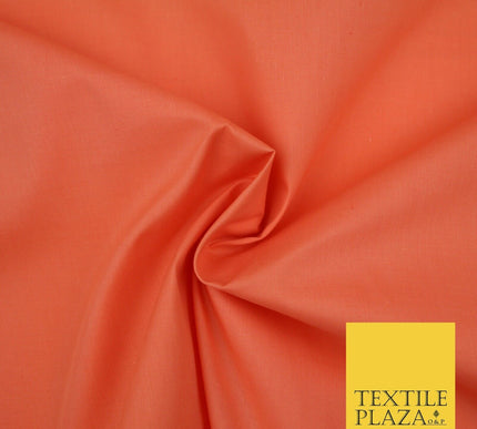 PREMIUM POLY COTTON ALL COLOURS PLAIN DYED FABRIC CRAFT MATERIAL POLYCOTTON 44"