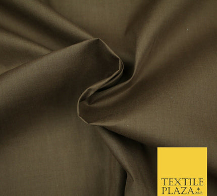 PREMIUM POLY COTTON ALL COLOURS PLAIN DYED FABRIC CRAFT MATERIAL POLYCOTTON 44"