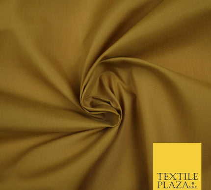 PREMIUM POLY COTTON ALL COLOURS PLAIN DYED FABRIC CRAFT MATERIAL POLYCOTTON 44"