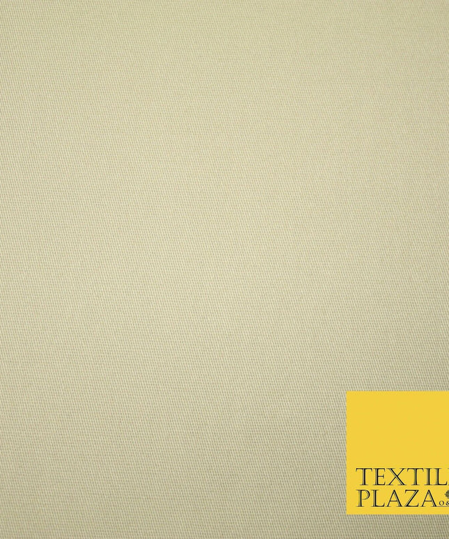 Stone Beige Premium Plain 2 Way Stretch Cotton Canvas Dress Sewing Craft 57"4710