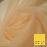 Light Peach 4 Way Stretch Power Mesh Net Fabric Lingerie Costume Dance Material