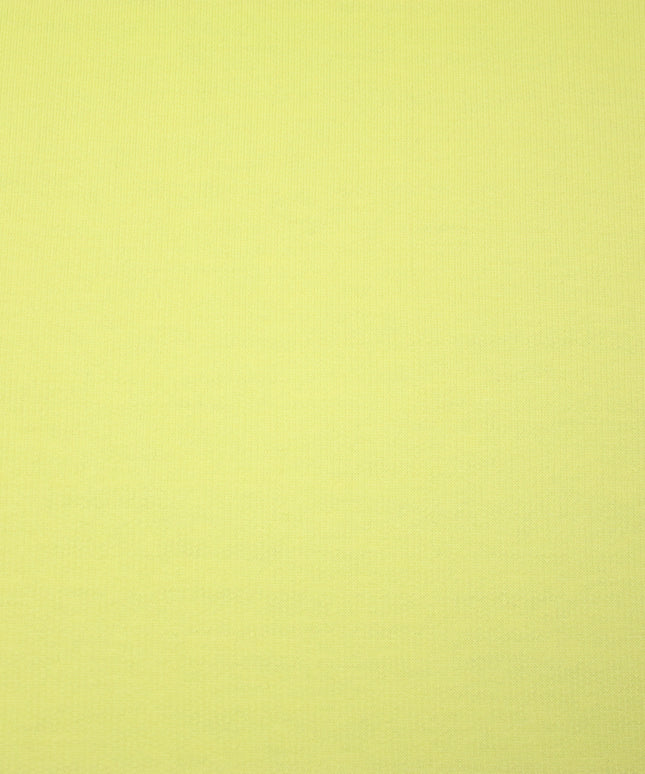 Heavy Lemon Yellow Terry Loop Back Jersey Dress Knit Fabric 67" Wide 4732