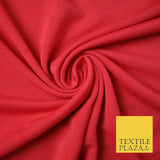 Luxury Plain Stretch Ponti Ponte Roma Jersey Fabric 60" Dress Skirt Knit Craft
