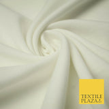 Luxury Plain Stretch Ponti Ponte Roma Jersey Fabric 60" Dress Skirt Knit Craft